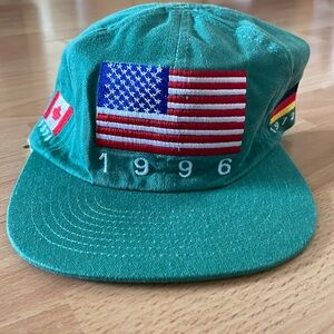 Deadstock 1996 Atlanta Olympics Reversible Ballcap Vintage